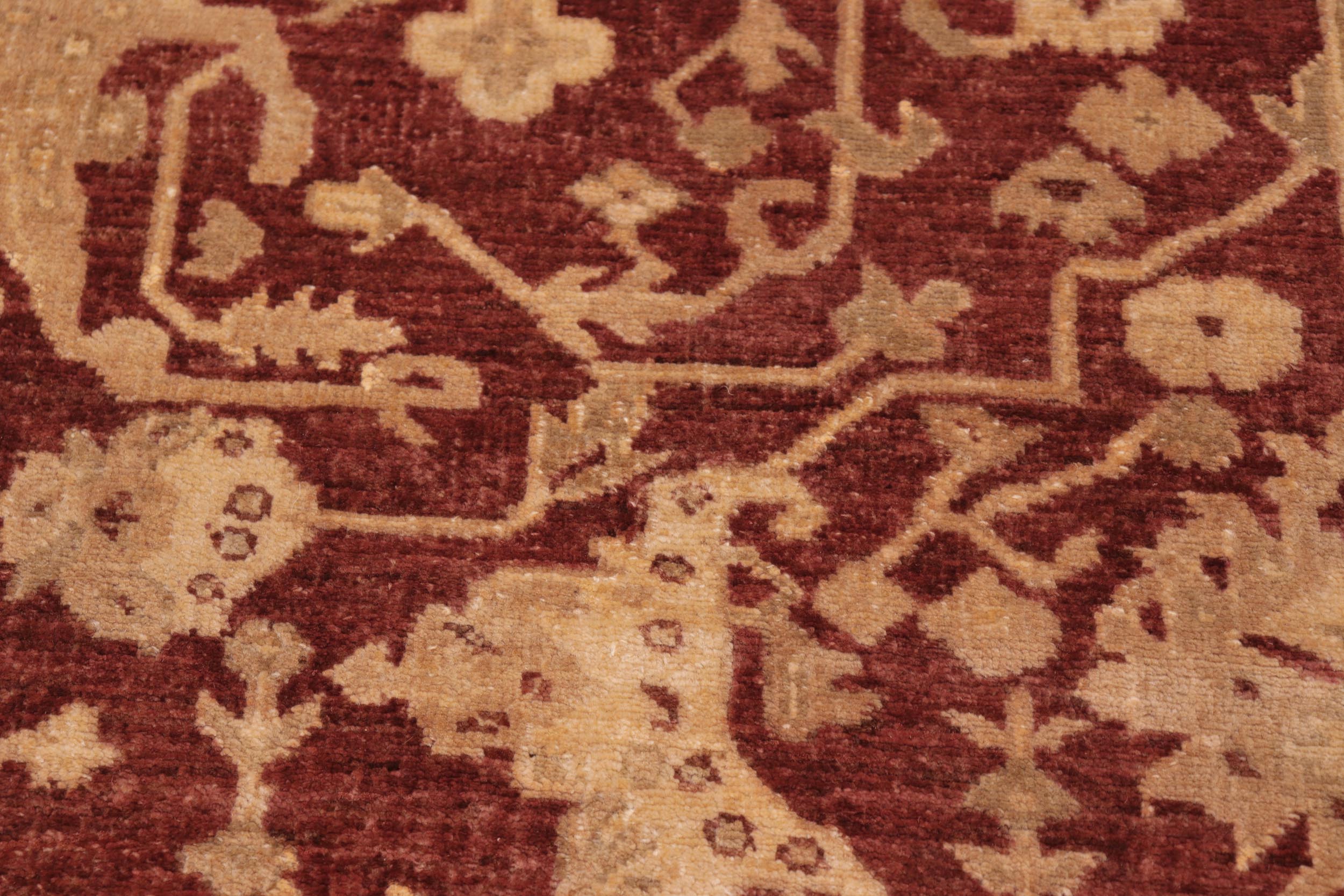 handmade Traditional Kafkaz Rust Tan Hand Knotted RECTANGLE 100% WOOL area rug 8x10