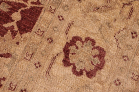 handmade Traditional Kafkaz Rust Tan Hand Knotted RECTANGLE 100% WOOL area rug 8X10