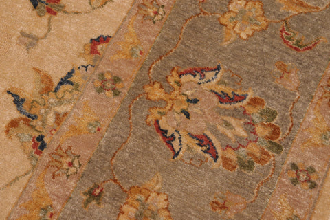 handmade Traditional Kafkaz Beige Gray Hand Knotted RECTANGLE 100% WOOL area rug 8x10