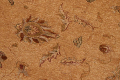 handmade Traditional Kafkaz Gold Beige Hand Knotted RECTANGLE 100% WOOL area rug 8X10