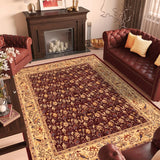 handmade Transitional Kafkaz Red Beige Hand Knotted RECTANGLE 100% WOOL area rug 8 x 10