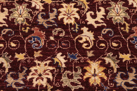 handmade Transitional Kafkaz Red Beige Hand Knotted RECTANGLE 100% WOOL area rug 8' x 10'