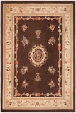 handmade Traditional Kafkaz Brown Beige Hand Knotted RECTANGLE 100% WOOL area rug 8 x 10