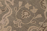 handmade Traditional Ziegler Gray Tan Hand Knotted RECTANGLE 100% WOOL area rug 7x9