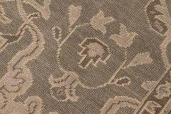 handmade Traditional Ziegler Gray Tan Hand Knotted RECTANGLE 100% WOOL area rug 7x9