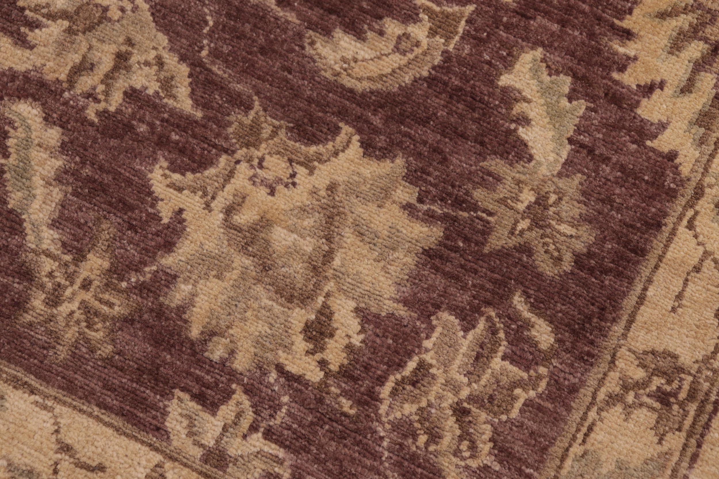 handmade Traditional Kafkaz Brown Tan Hand Knotted RECTANGLE 100% WOOL area rug 8x10