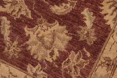 handmade Traditional Kafkaz Brown Tan Hand Knotted RECTANGLE 100% WOOL area rug 8X10