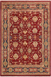 handmade Traditional Kafkaz Red Blue Hand Knotted RECTANGLE 100% WOOL area rug 8 x 10