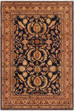 handmade Traditional Kafkaz Blue Brown Hand Knotted RECTANGLE 100% WOOL area rug 8 x 10