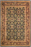 Vintage Agra Randi Blue/Red Wool Rug - 9'1'' x 12'0''