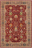 handmade Traditional Kafkaz Red Blue Hand Knotted RECTANGLE 100% WOOL area rug 9 x 13