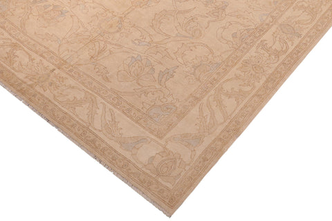 handmade Traditional Kafkaz Beige Lt. Brown Hand Knotted RECTANGLE 100% WOOL area rug 8x10
