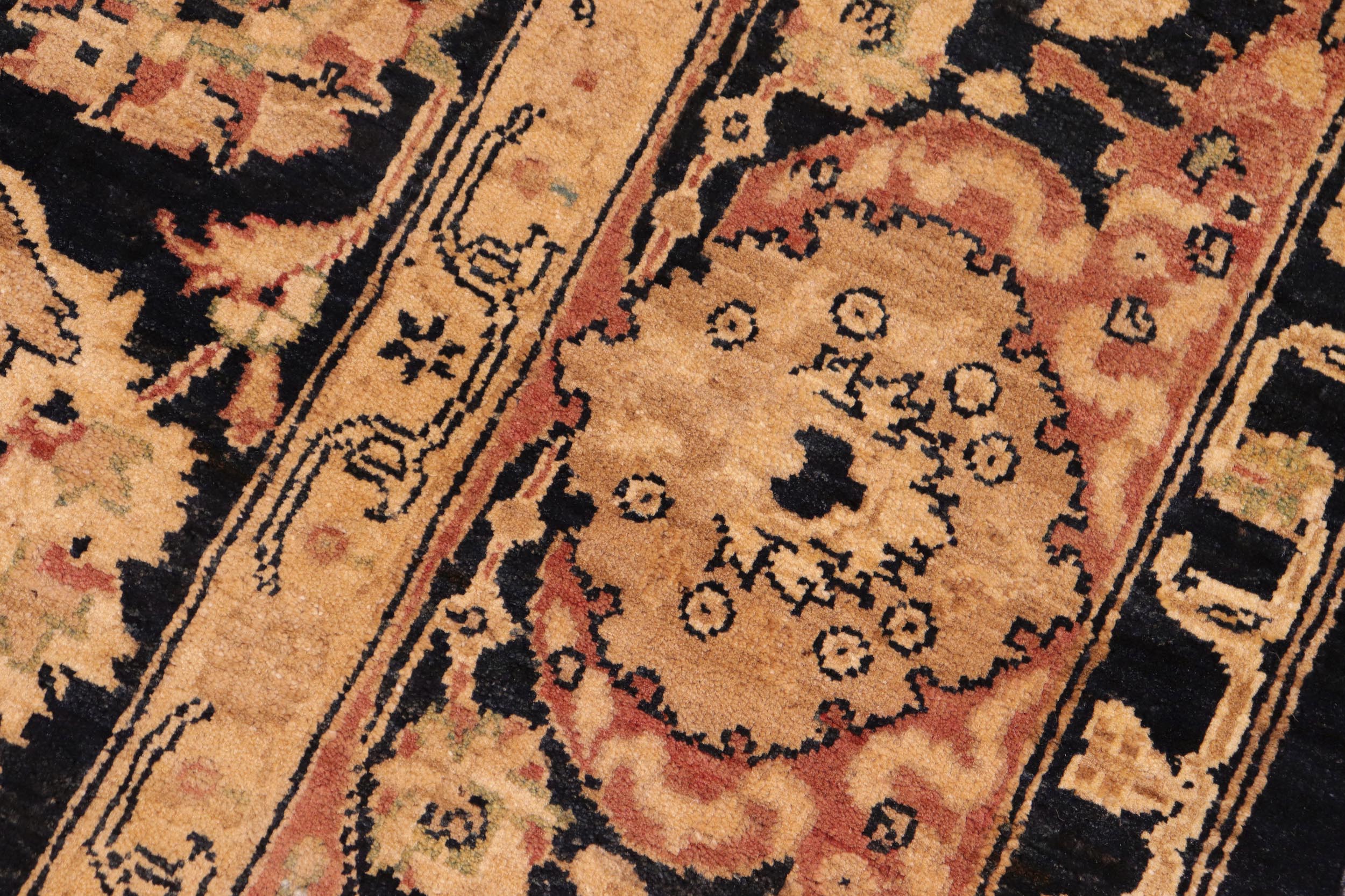 handmade Traditional Kafkaz Blue Rust Hand Knotted RECTANGLE 100% WOOL area rug 8x11