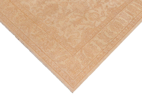 handmade Traditional Kafkaz Beige Rust Hand Knotted RECTANGLE 100% WOOL area rug 8x11