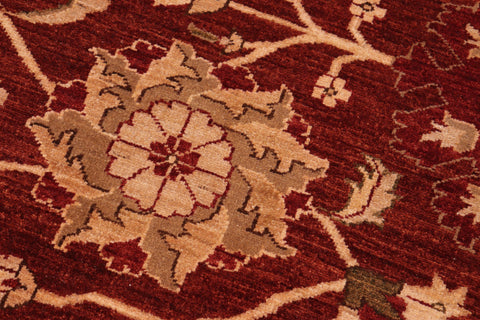 handmade Traditional Kafkaz Red Tan Hand Knotted RECTANGLE 100% WOOL area rug 8x10