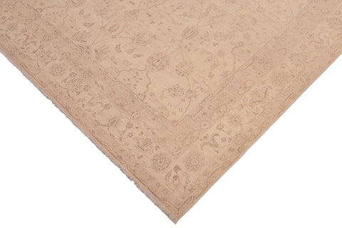 handmade Traditional Kafkaz Beige Lt. Brown Hand Knotted RECTANGLE 100% WOOL area rug 8x10