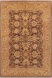 handmade Traditional Kafkaz Brown Tan Hand Knotted RECTANGLE 100% WOOL area rug 8 x 10