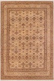handmade Transitional Kafkaz Tan Tan Hand Knotted RECTANGLE 100% WOOL area rug 8 x 10