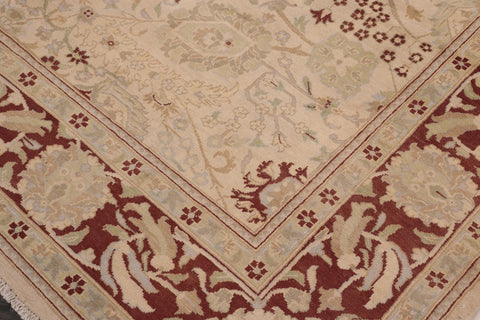 handmade Traditional Kafkaz Beige Brown Hand Knotted RECTANGLE 100% WOOL area rug 8x10