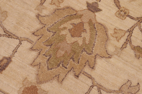 handmade Traditional Kafkaz Beige Tan Hand Knotted RECTANGLE 100% WOOL area rug 8x10