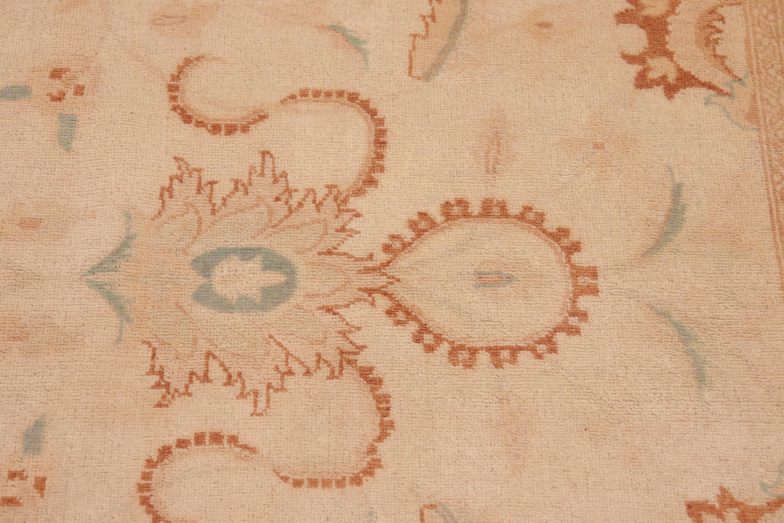 handmade Traditional Kafkaz Beige Orange Hand Knotted RECTANGLE 100% WOOL area rug 8x10