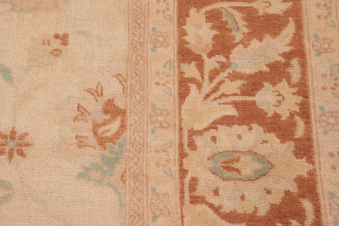 handmade Traditional Kafkaz Beige Orange Hand Knotted RECTANGLE 100% WOOL area rug 8x10