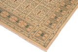 handmade Transitional Kafkaz Beige Lt. Brown Hand Knotted RECTANGLE 100% WOOL area rug 8 x 10