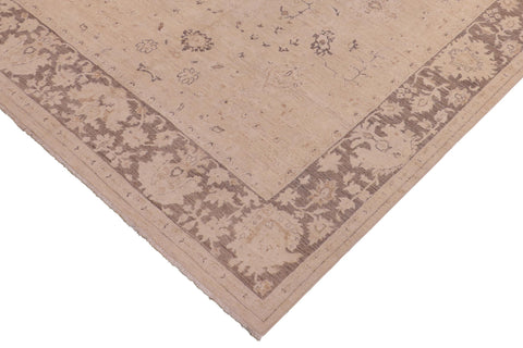 handmade Traditional Kafkaz Tan Brown Hand Knotted RECTANGLE 100% WOOL area rug 8x10