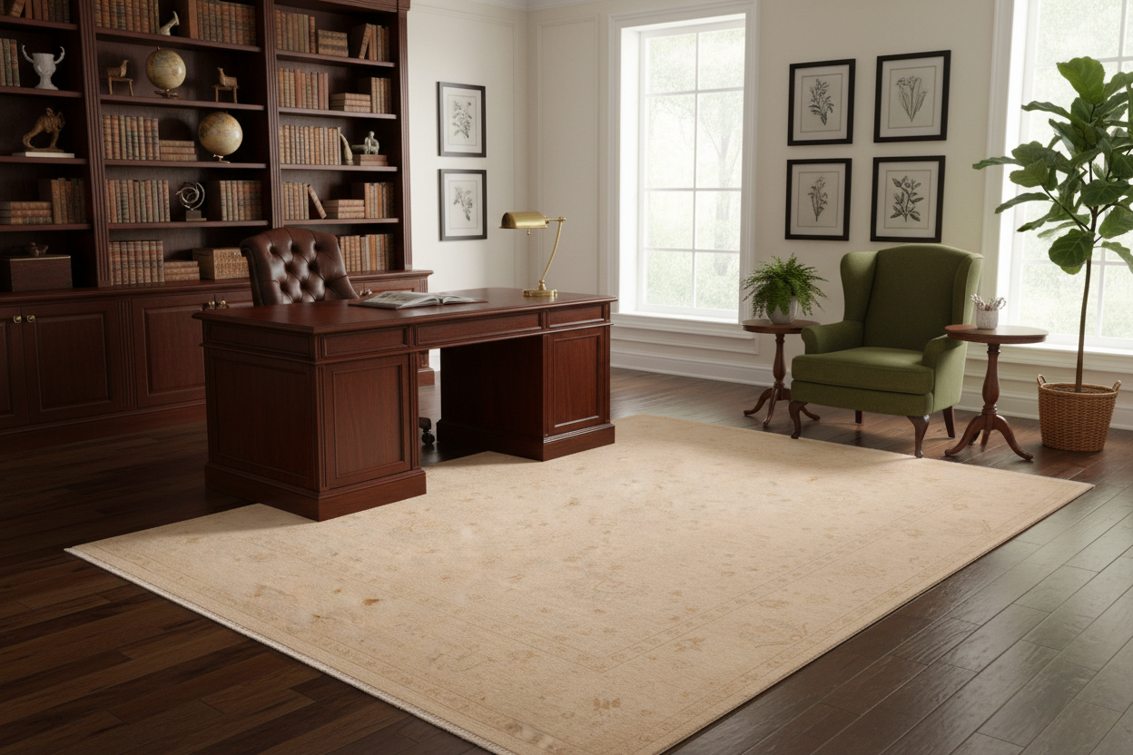 handmade Traditional Kafkaz Beige Tan Hand Knotted RECTANGLE 100% WOOL area rug 8x10