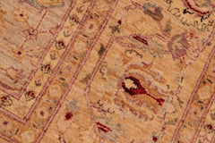 handmade Traditional Kafkaz Gray Gold Hand Knotted RECTANGLE 100% WOOL area rug 8X10