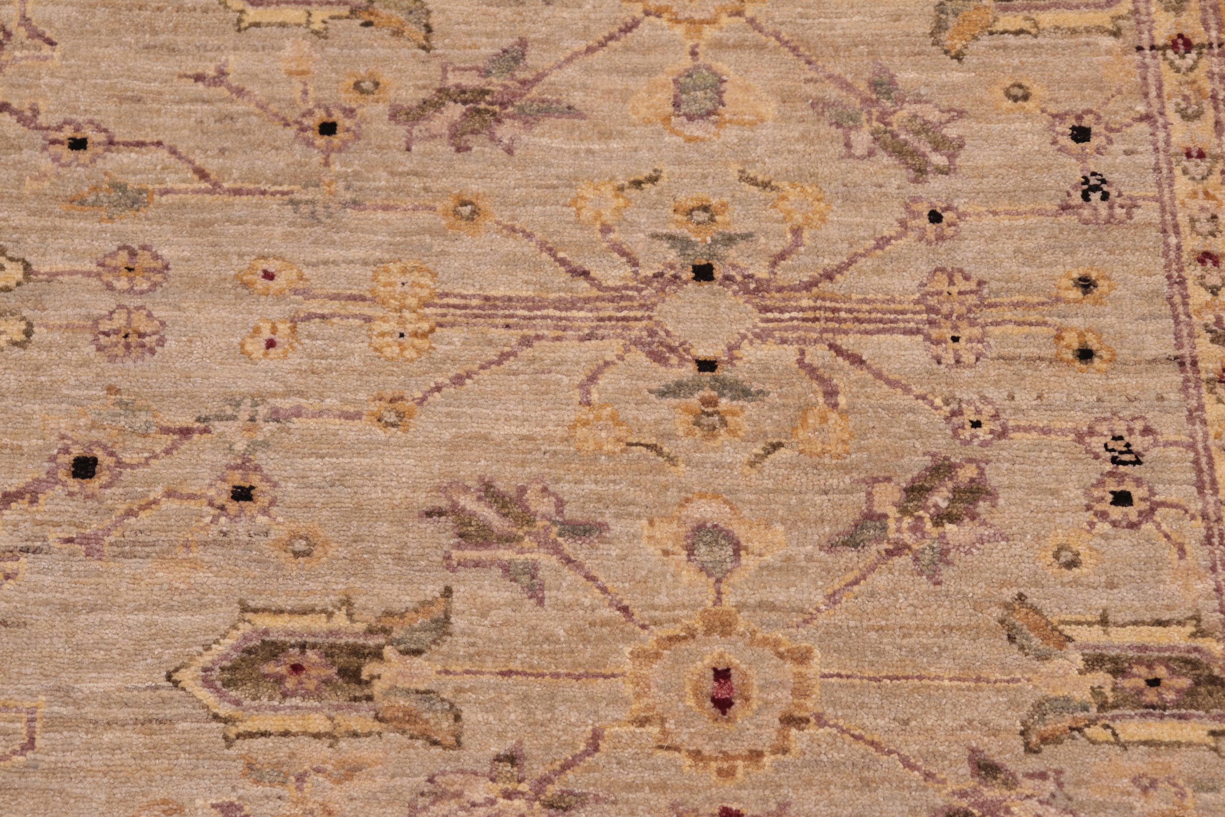 handmade Traditional Kafkaz Gray Gold Hand Knotted RECTANGLE 100% WOOL area rug 8x10
