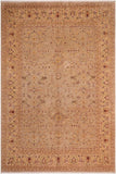 handmade Traditional Kafkaz Gray Gold Hand Knotted RECTANGLE 100% WOOL area rug 8 x 10