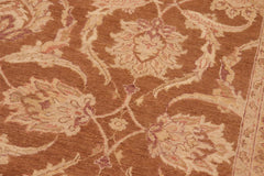 handmade Traditional Kafkaz Brown Beige Hand Knotted RECTANGLE 100% WOOL area rug 8X10