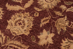 handmade Traditional Kafkaz Brown Tan Hand Knotted RECTANGLE 100% WOOL area rug 8X10