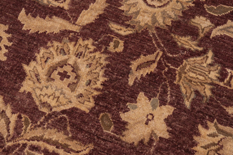 handmade Traditional Kafkaz Brown Tan Hand Knotted RECTANGLE 100% WOOL area rug 8x10