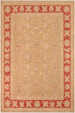 handmade Traditional Kafkaz Green Rust Hand Knotted RECTANGLE 100% WOOL area rug 8 x 10