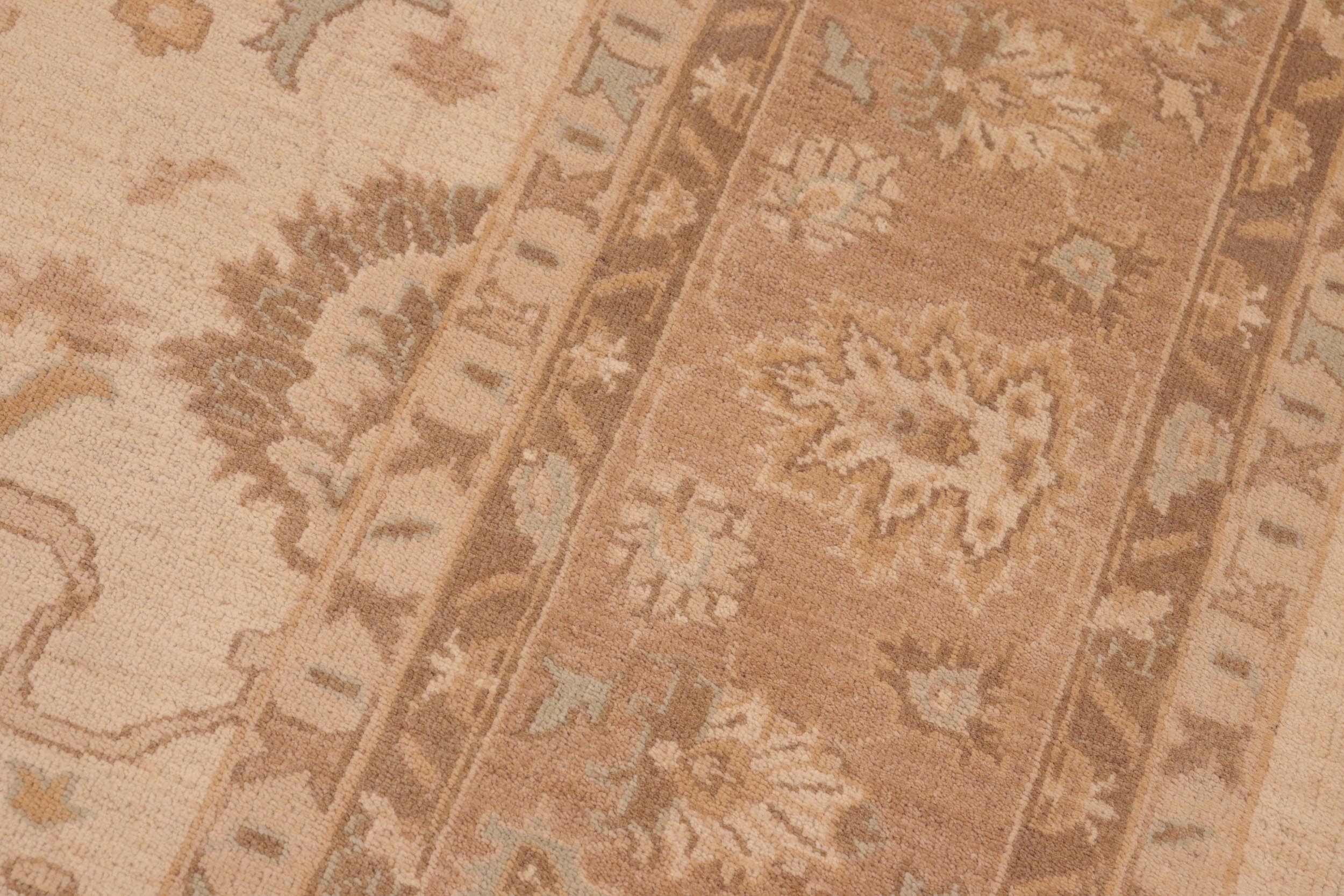 handmade Traditional Kafkaz Beige Lt. Brown Hand Knotted RECTANGLE 100% WOOL area rug 8x10