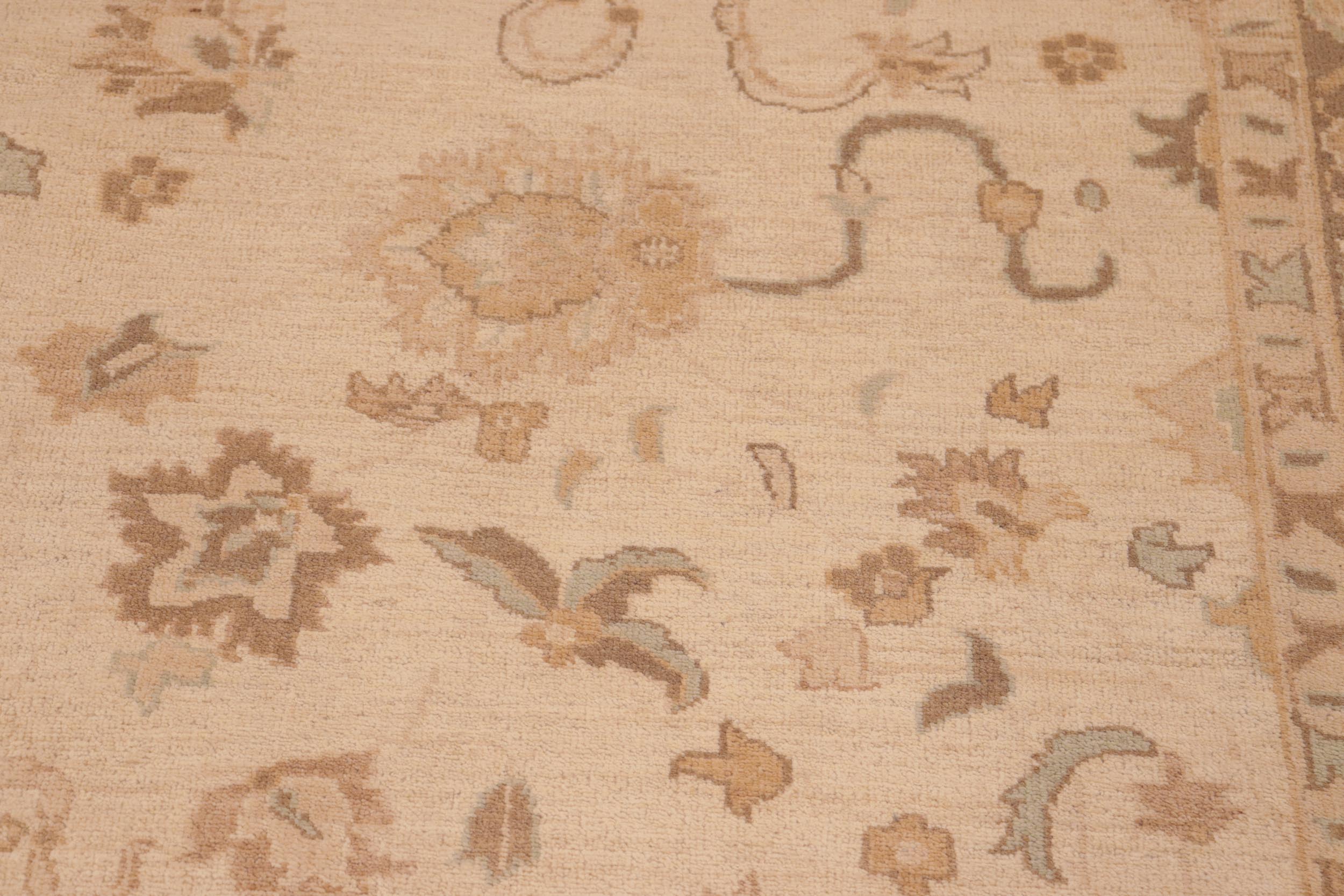 handmade Traditional Kafkaz Beige Lt. Brown Hand Knotted RECTANGLE 100% WOOL area rug 8x10
