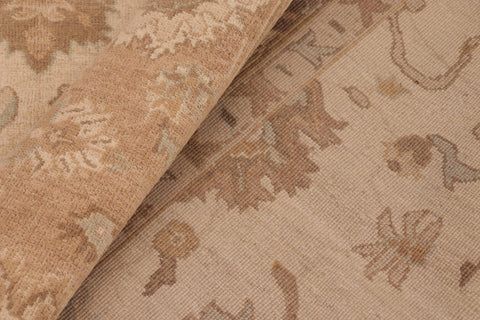 handmade Traditional Kafkaz Beige Lt. Brown Hand Knotted RECTANGLE 100% WOOL area rug 8x10