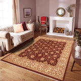 handmade Traditional Kafkaz Brown Beige Hand Knotted RECTANGLE 100% WOOL area rug 8 x 10