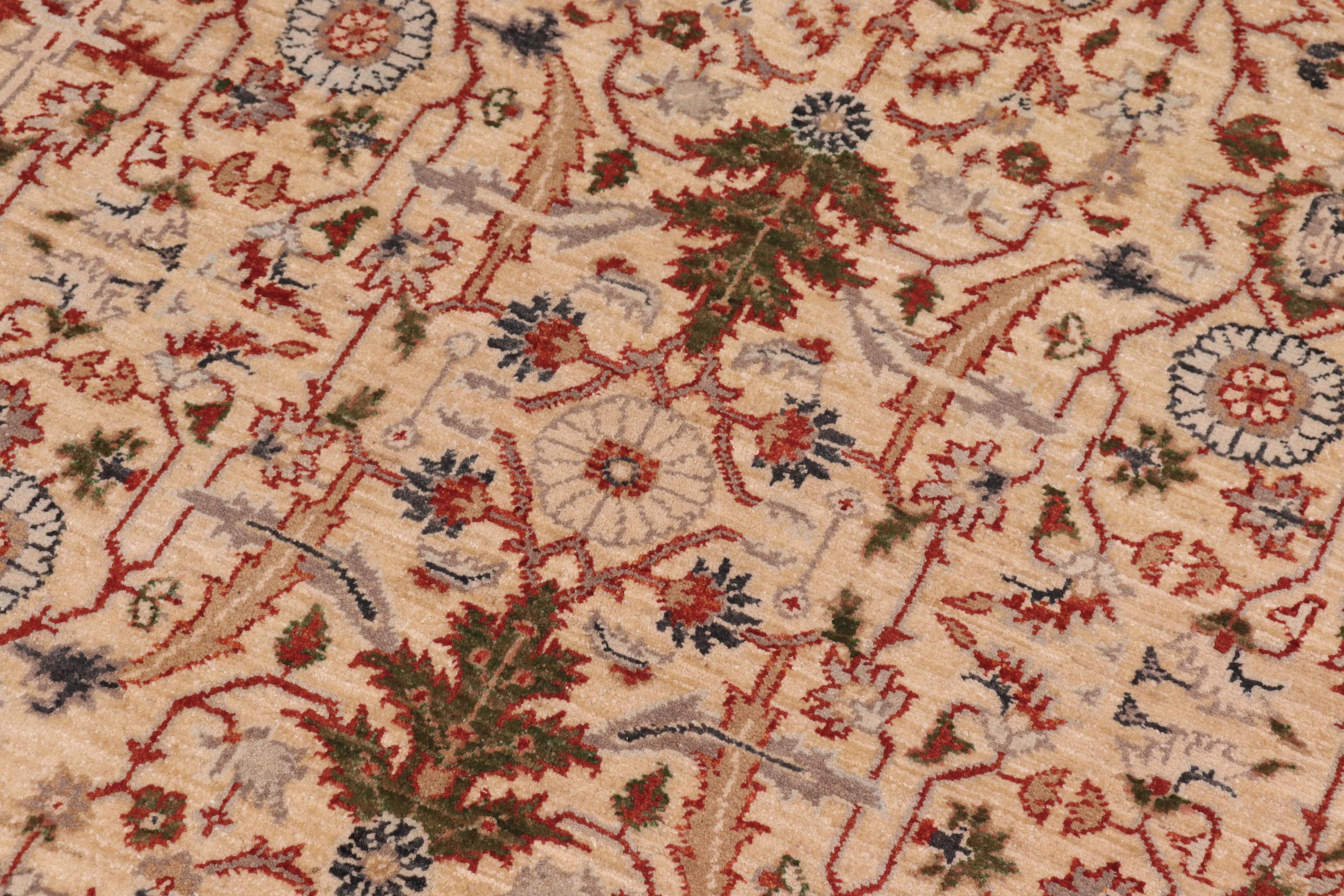 handmade Traditional Kafkaz Tan Rust Hand Knotted RECTANGLE 100% WOOL area rug 8x10