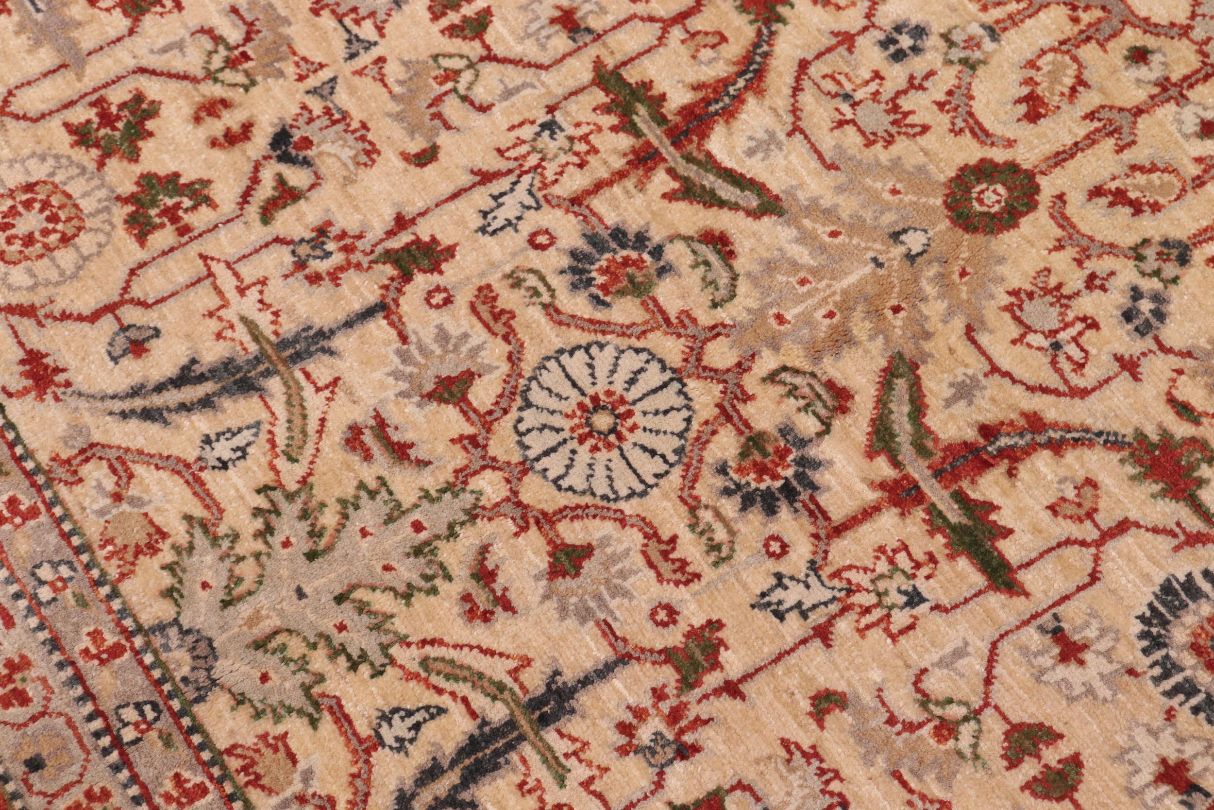 handmade Traditional Kafkaz Tan Rust Hand Knotted RECTANGLE 100% WOOL area rug 8x10