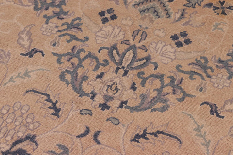 handmade Traditional Kafkaz Tan Beige Hand Knotted RECTANGLE 100% WOOL area rug 8x10