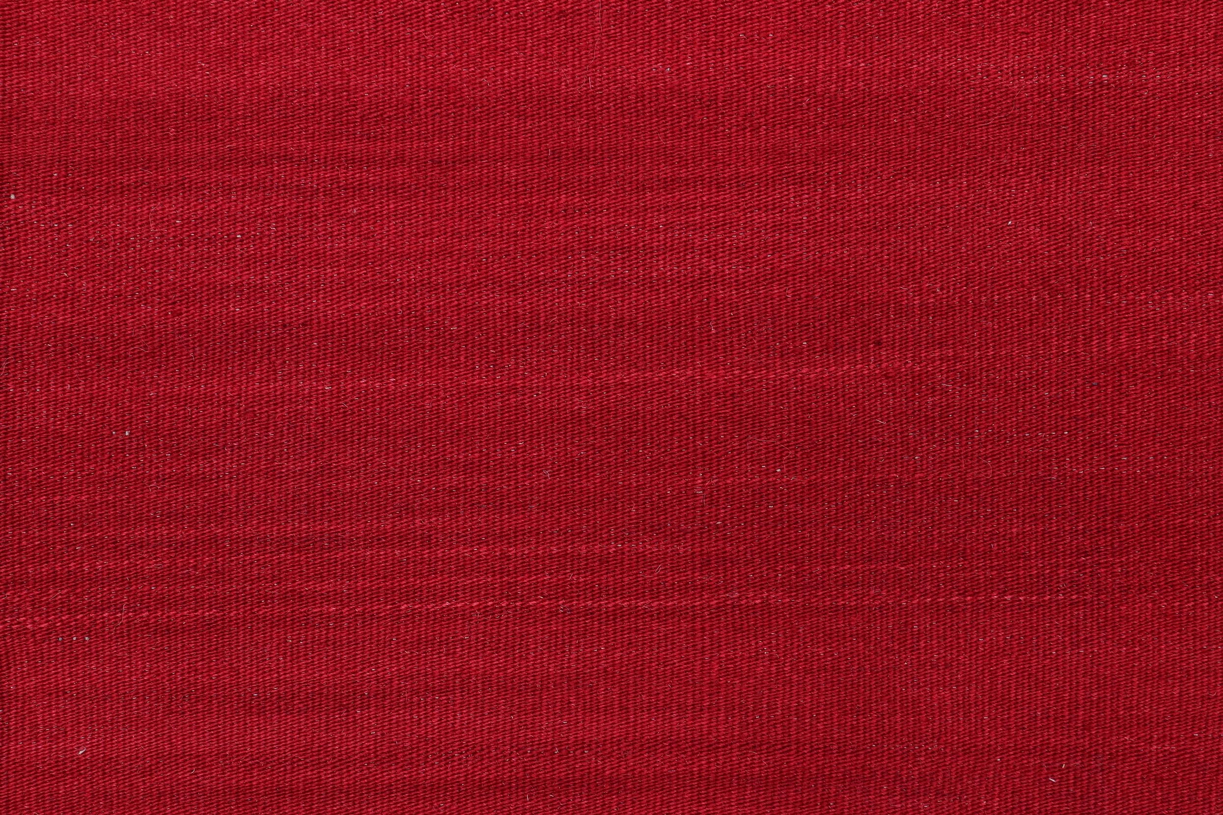handmade Modern Kilim Red Beige Hand-Woven RECTANGLE 100% WOOL area rug 7 x 10