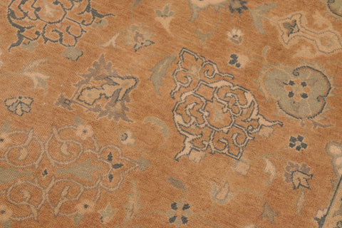 handmade Traditional Kafkaz Lt. Brown Green Hand Knotted RECTANGLE 100% WOOL area rug 8x10