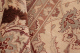 handmade Traditional Design Beige Brown Hand Knotted RECTANGLE 100% WOOL area rug 8 x 10