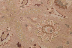 handmade Traditional Lahore Lt. Brown Tan Hand Knotted RECTANGLE 100% WOOL area rug 9'X12'