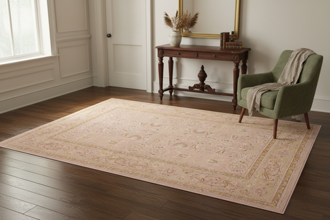 Turkish Knotted Istanbul Earnesti Brown/Tan Wool Rug - 9'4''X11'10''