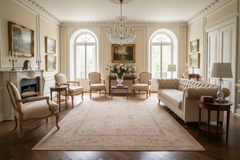 Turkish Knotted Istanbul Earnesti Brown/Tan Wool Rug - 9'4''X11'10''