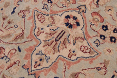 handmade Traditional Lahore Lt. Blue Ivory Hand Knotted RECTANGLE 100% WOOL area rug 9'X12'